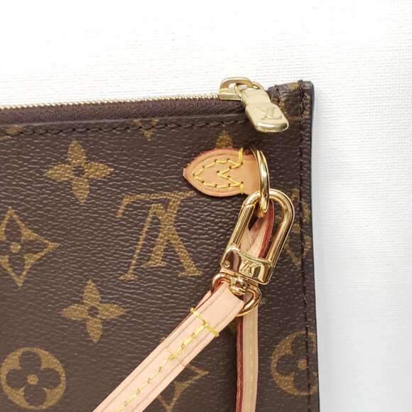 Louis Vuitton Neverfull Wristlet Clutch Monogram White Lux-360-090225 - Picture 7 of 12
